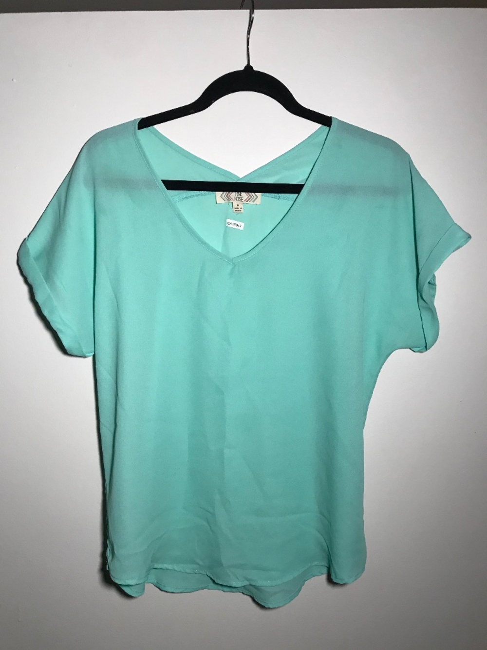 Pink Rose Sheer Blouse - size M